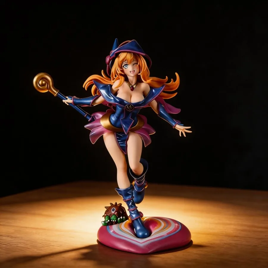 

Anime Yu-Gi-Oh! Dark Magician Girl Action Figure Collectible Model Toy 28cm, High Quality, Collector's Item