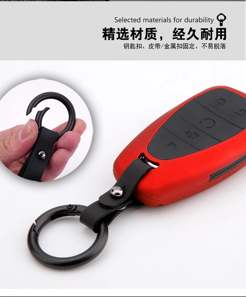 ABS Carbon fiber Car Remote Smart Key Case Cover For chevrolet cruze spark camaro Volt Bolt Trax Malibu Auto Key Shell Accessori