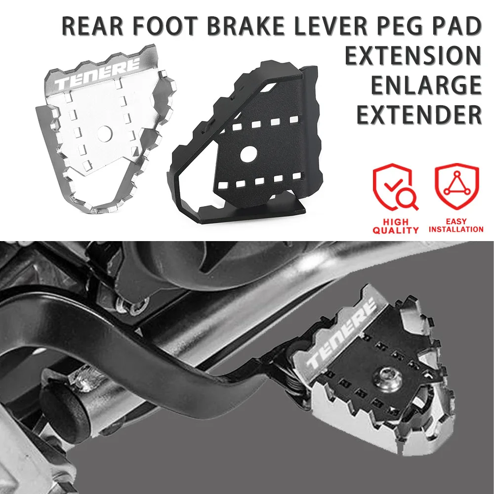 

FOR YAMAHA TENERE 700 Rally Motorcycle Brake Lever Extension Pedal Step Plate Enlarge Extender T7 Rally 2019 2020 2021 2022 2023
