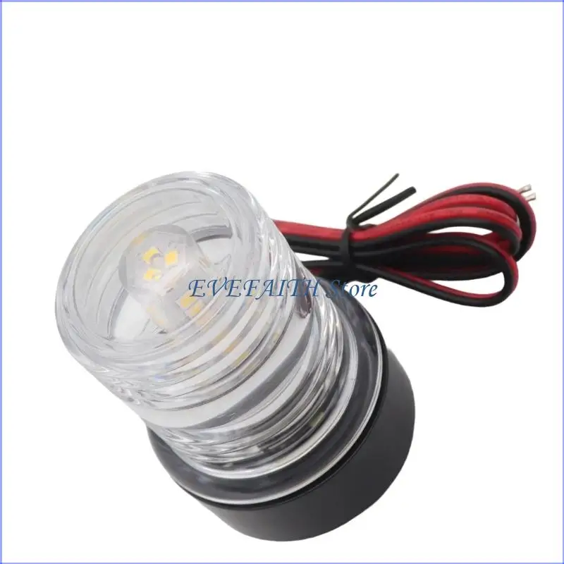 

124B Marine Grade LED Navigation Lights Waterproof Boat Lamps 2 Mile Visibility for Pontoon Yacht Fishing Boats