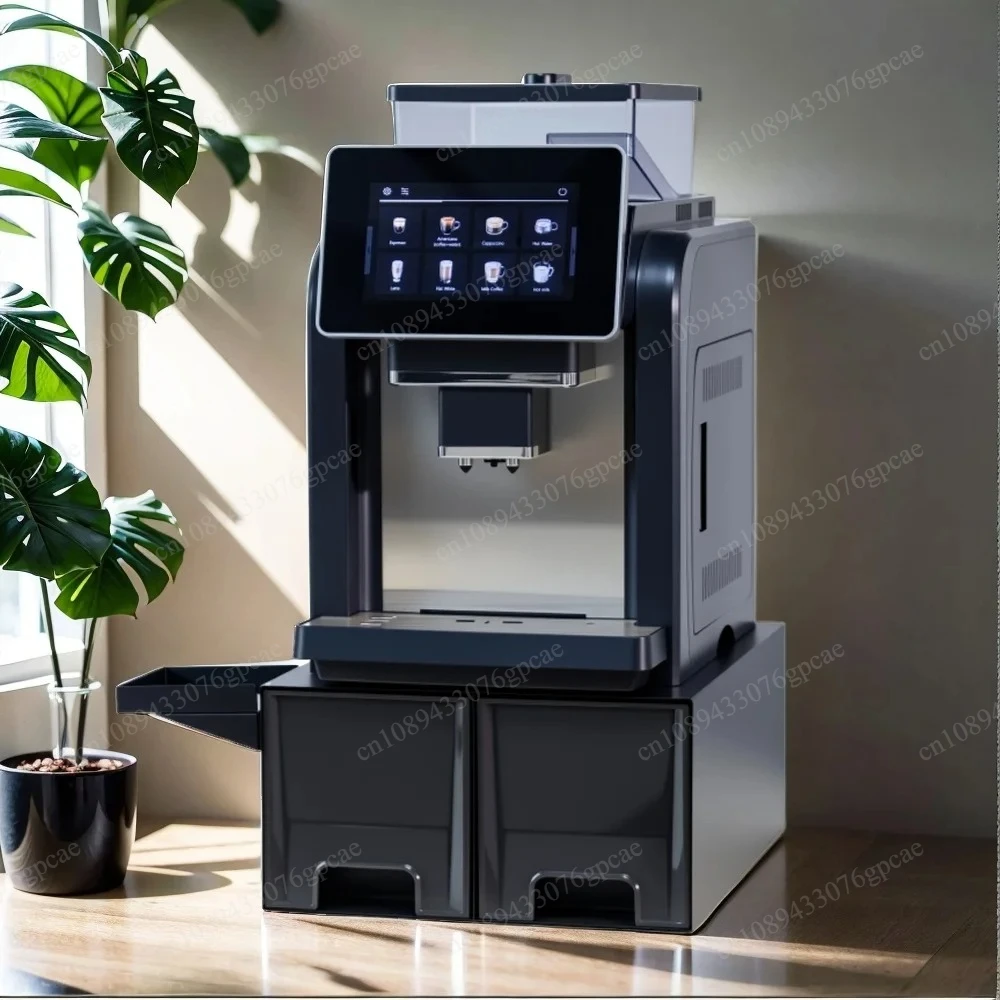 With Bean Grinder and Milk Frother CE Electric Commercial Coffee Machine 19 Bar Espresso Machine Fully-Automatic Espresso Maker