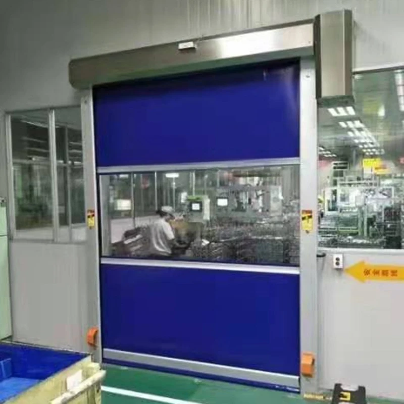 Electronic factory fast door dust-free workshop automatic induction door