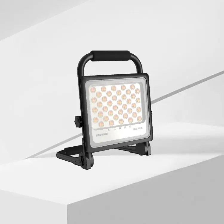 

USB Fast Charging Hot Products CCT Switch Function 30w 50w 100w Foldable Handle Flood Light Emitting Diode Work Light