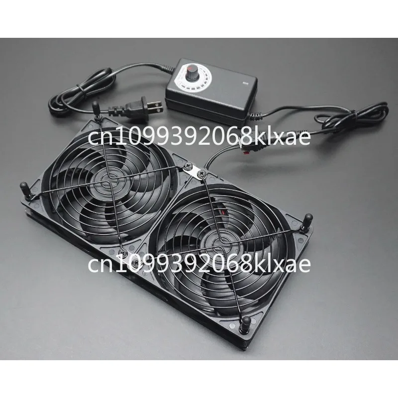 router radiator, set top network box, broadband cat heat dissipation bracket base, silent 12CM fan USB