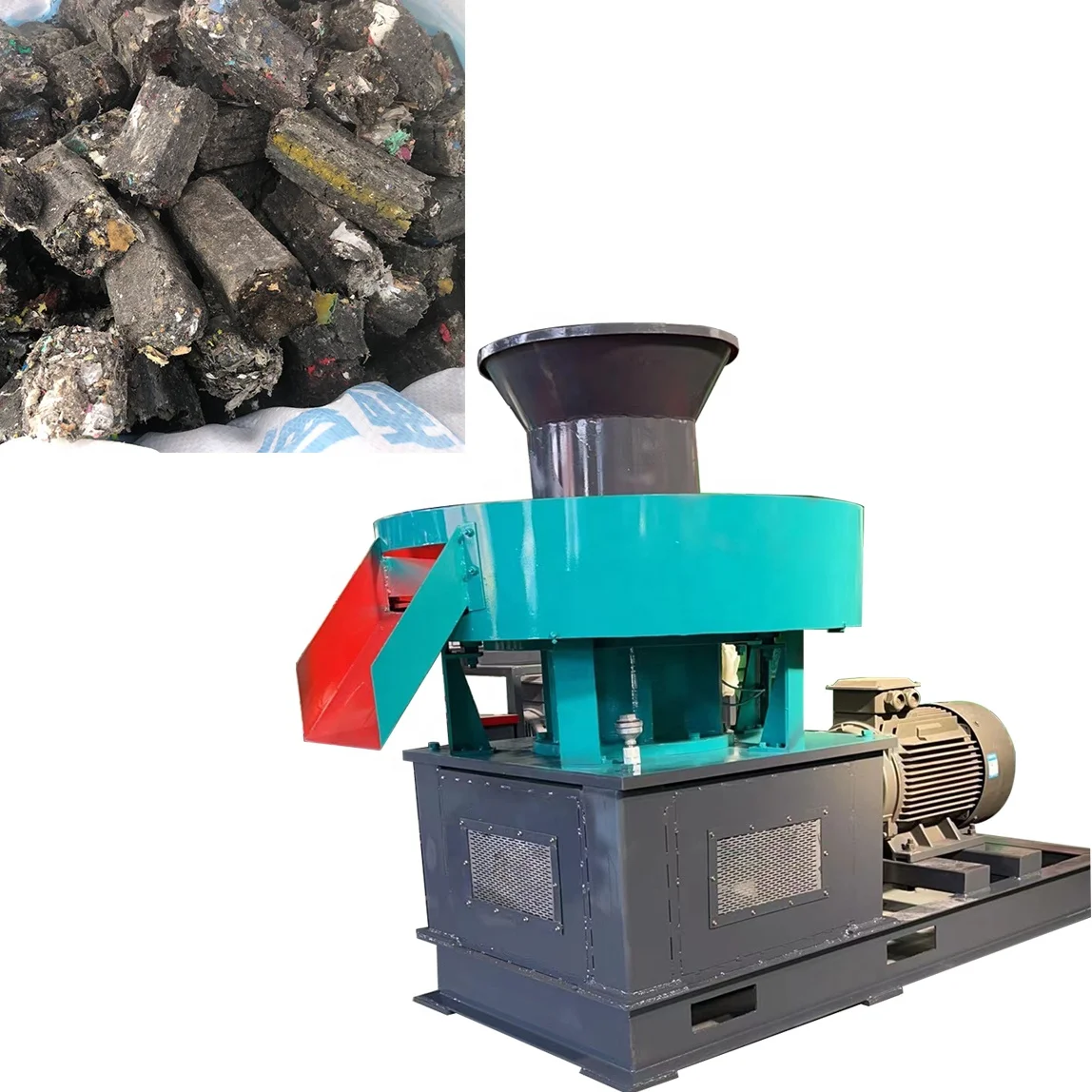 Fuel rdf briquette press machine biomass sawdust briquette making machine manure straw wood briquetting machine