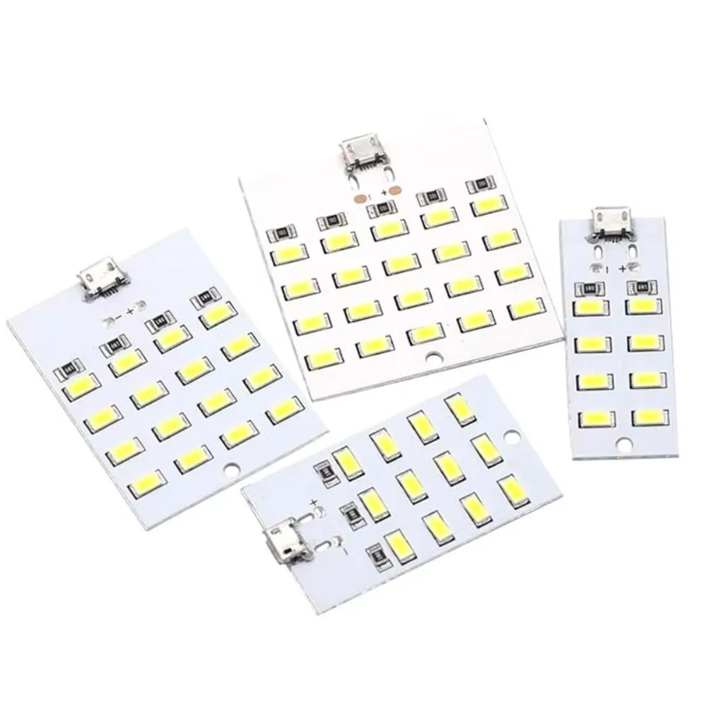 Durable 8/12/16/20 Beads 5730 SMD LED Panel 430mA~470mA White Light USB LED Light 5V Power DIY Lamp Mobile Light