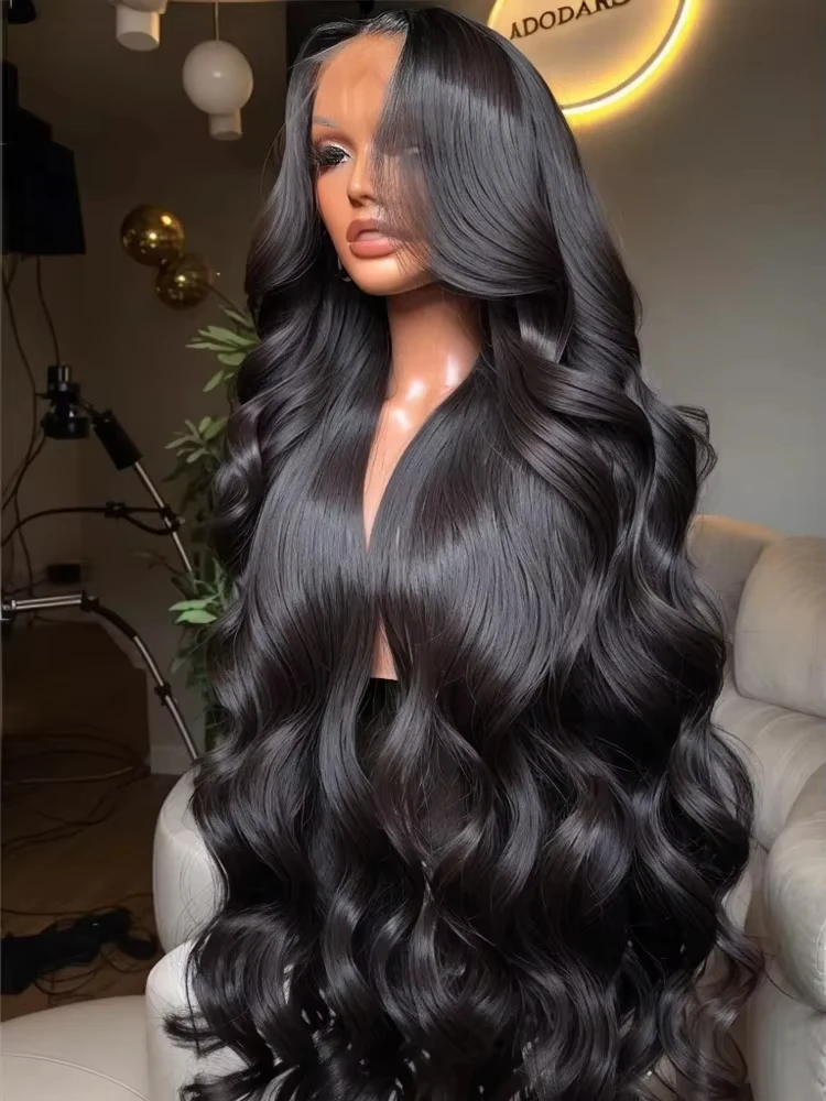 

30 Inch Body Wave Lace Front Human Hair Wigs 13x4 Transparent Lace Frontal Wig For Women