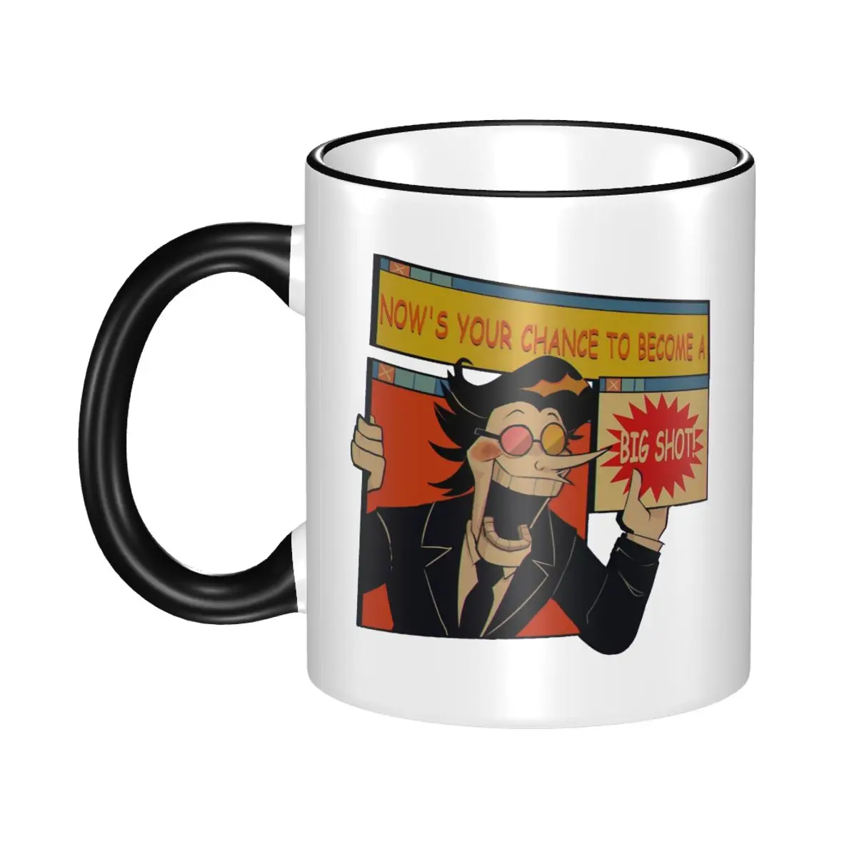 

Big Shot Deltarune Gift Mug for Woman Man Fun Tea Cup Birthday Present for Home