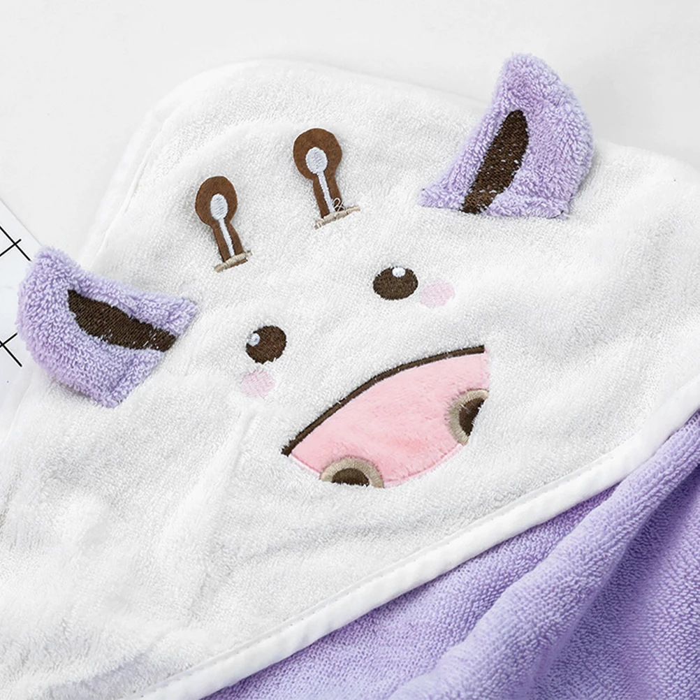 

Детский купальный халат, полотенце с коровьим принтом, быстросохнущее, удобное, приятное для кожи для малышей, накидка для купания новорожденных, детское купальное полотенце