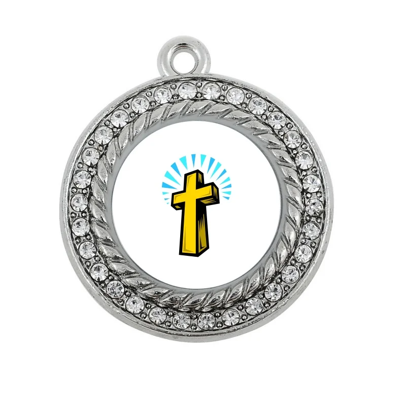 Christianity Big Cross charm For Men And Women Talisman Prayer Necklace Jewelry Accessories