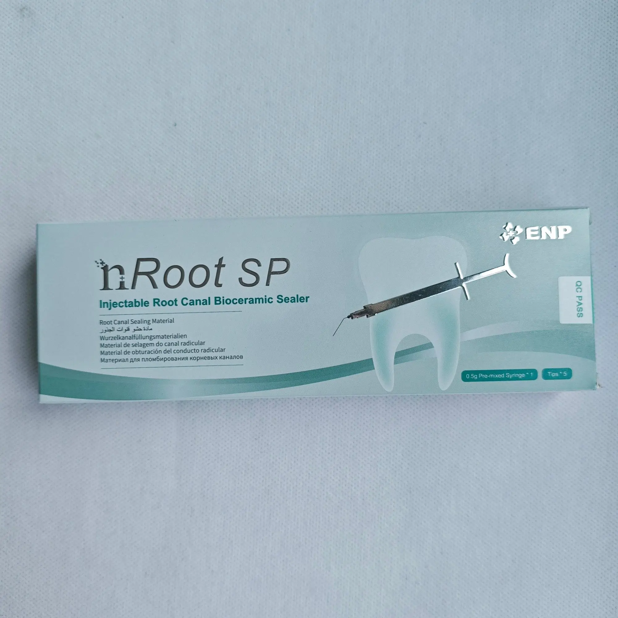 nRoot SP Pâte de remplissage bio-céramique pour canaux radiculaires Scellant permanent pour canaux radiculaires Matériau endodontique dentaire injectable avec embouts de distribution