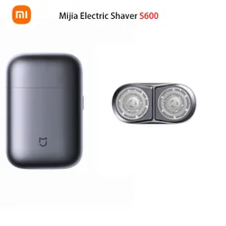 2022 Original Xiaomi Mijia Electric Shaver S600 Men's Shaver Gift Box Mini Portable With Genuine Leather Case Metal Body