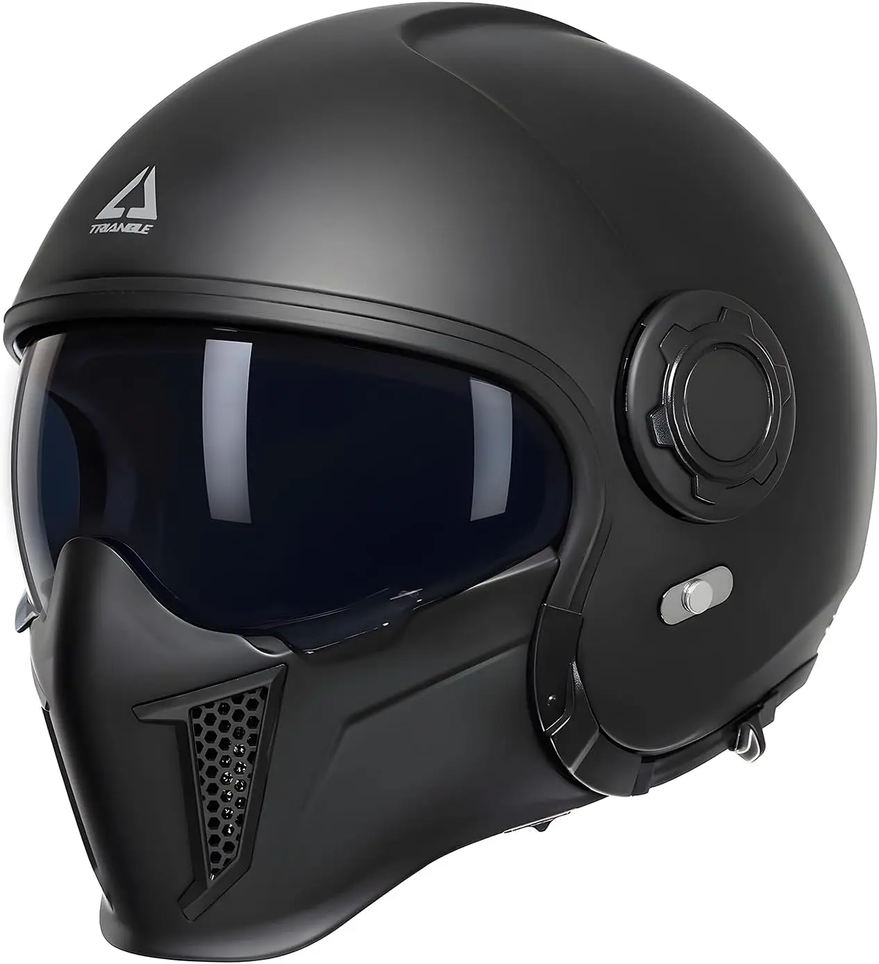 

Full Face Motorcycle Helmets Off-Road Motocross Helmet for Men Women Dual Visor with Internal Tinted Sunshield Open Face 3/4 Adu