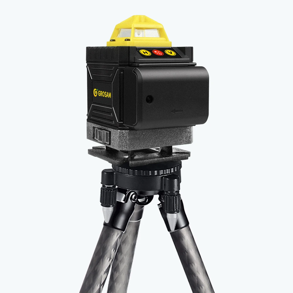 GROSAM 360 Laser level 16 Lines 4D Self-leveling Nivel Laser Cross Horizontal Vertical Green Beam For Construction Tools