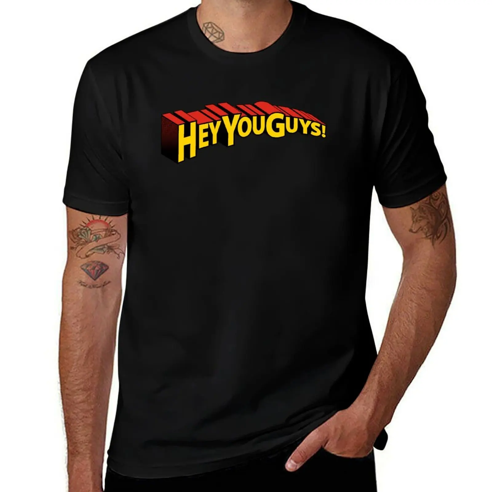 Hey You Guys! T-Shirt t shirts for man cotton soft T-Shirt