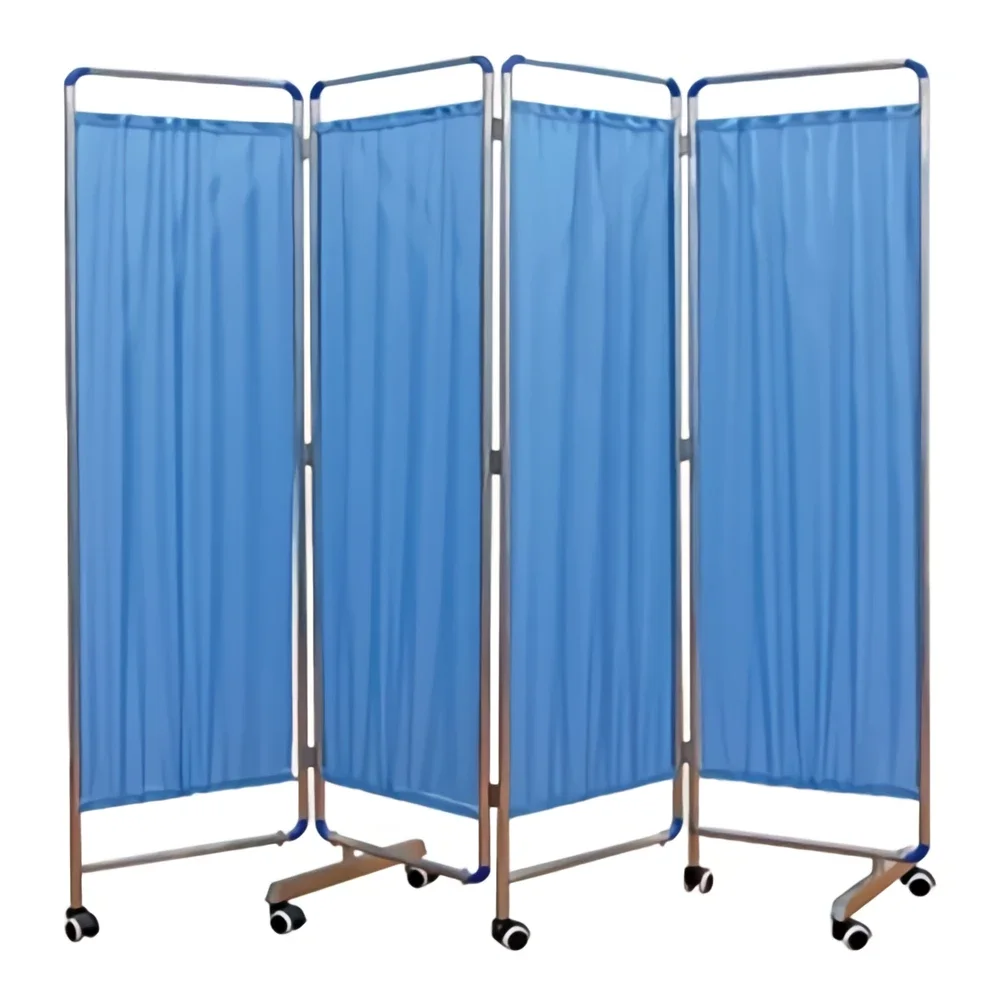 

SY-554 Hospital Three Folding Medical Clinic Hospital Bed Bedside Stainless Steel Medical Screen