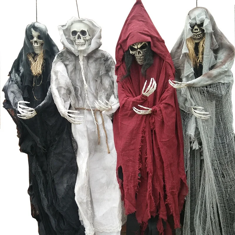 

Halloween Decoration Props High Quality Life Size Haunted House Large Animated Human Horror Halloween Animatronics For Fun