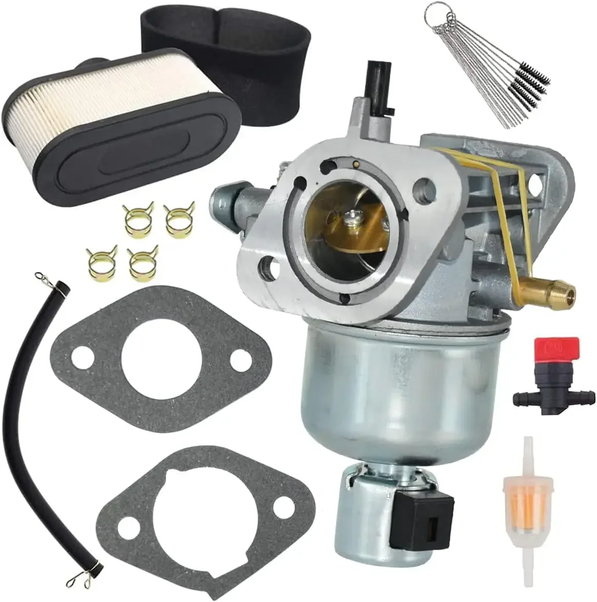 15004-0827 Carburetor Fit for Kawasiki Specific FS481V FH580V FS541V FR600V FS600V Engine With 11013-7047 11013-0726 Air Filter
