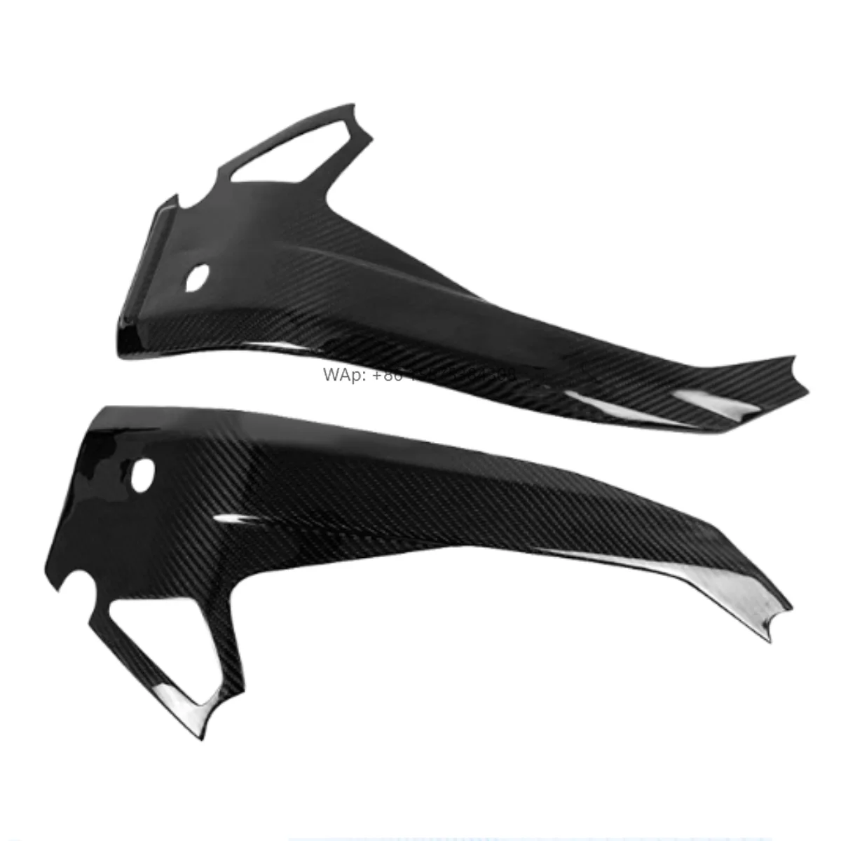 For RS660 2021 2022 2023 2024 3K 100% Dry Carbon Fiber Motorcycle Fairing Accessories Frame Cover Plate