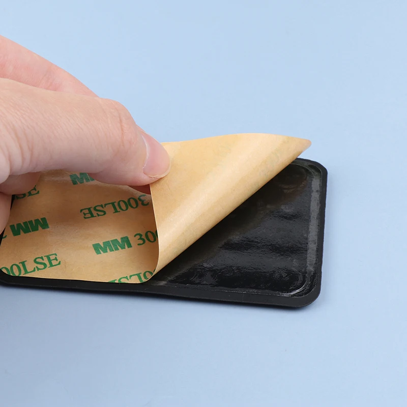 5pcs Rectangular 24 Sucker Silicone Suction Pad For Phone Power Bank Suction Cup Back Adhesive Rubber Fixation Mat Solid Color