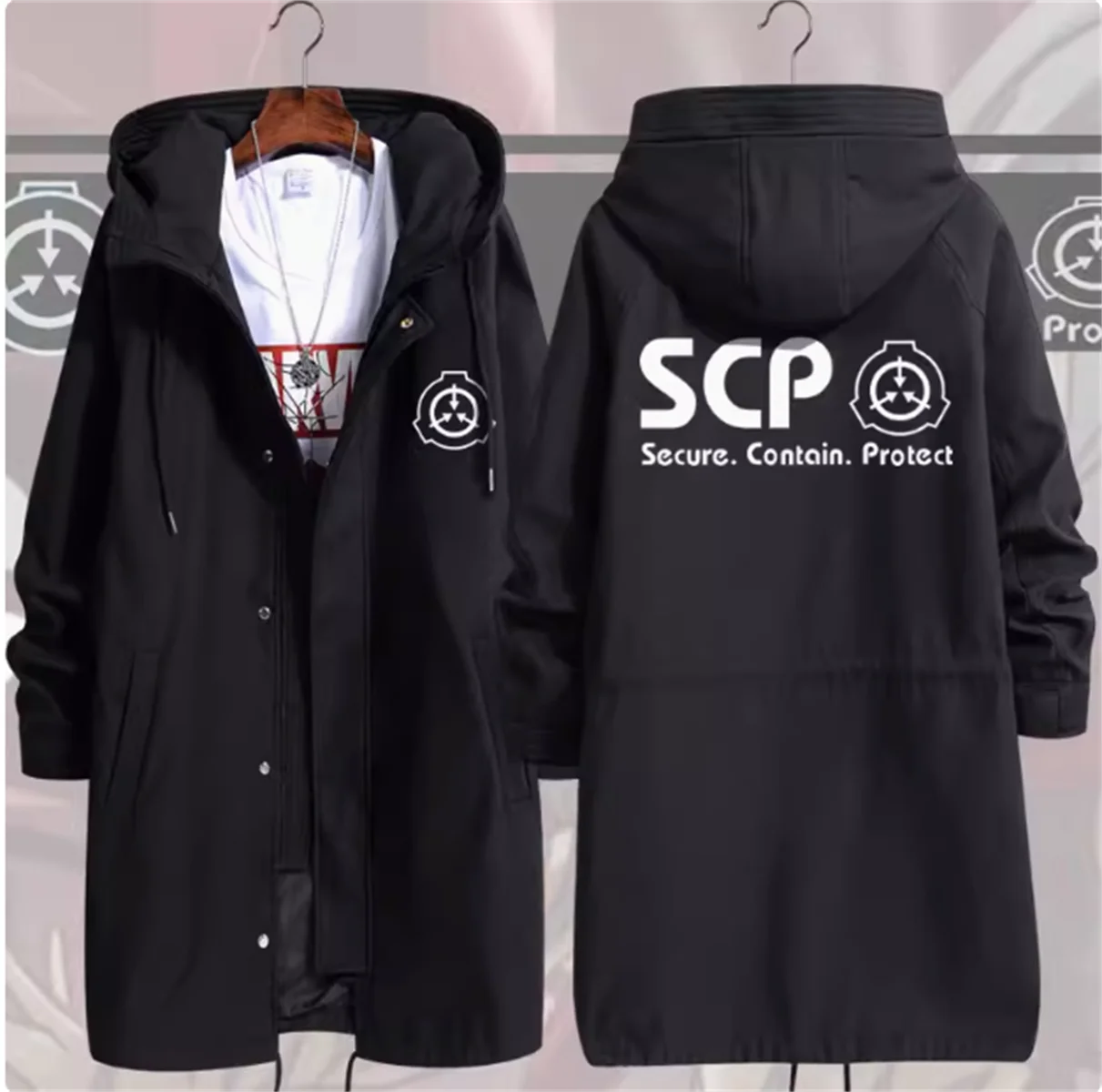 

SCP Foundation Clothes COS Clothes Anime anime Coat Spring and Autumn