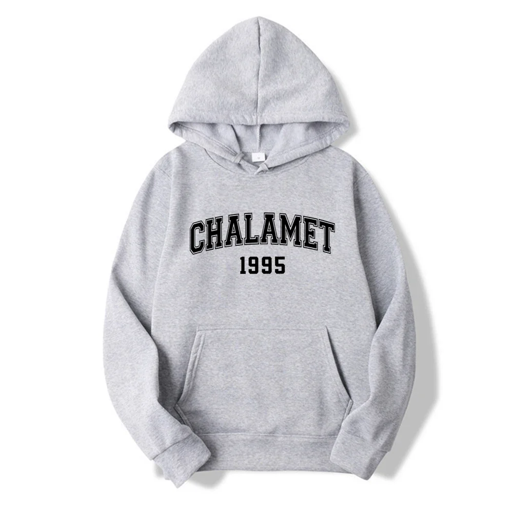 Chalamet 1995 Hoodie Timothee Chalamet Hooded Sweatshirt Unisex Clothes Long Sleeve Pullovers Casual Hoodies Top Gift for Fans