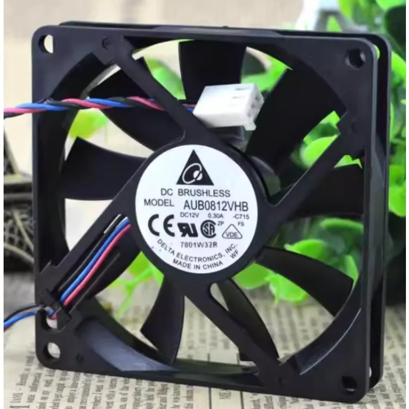 

Cooler Fan for Delta AFB0812VHB 8015 8CM DC12V 0.30A 80×80×15mm