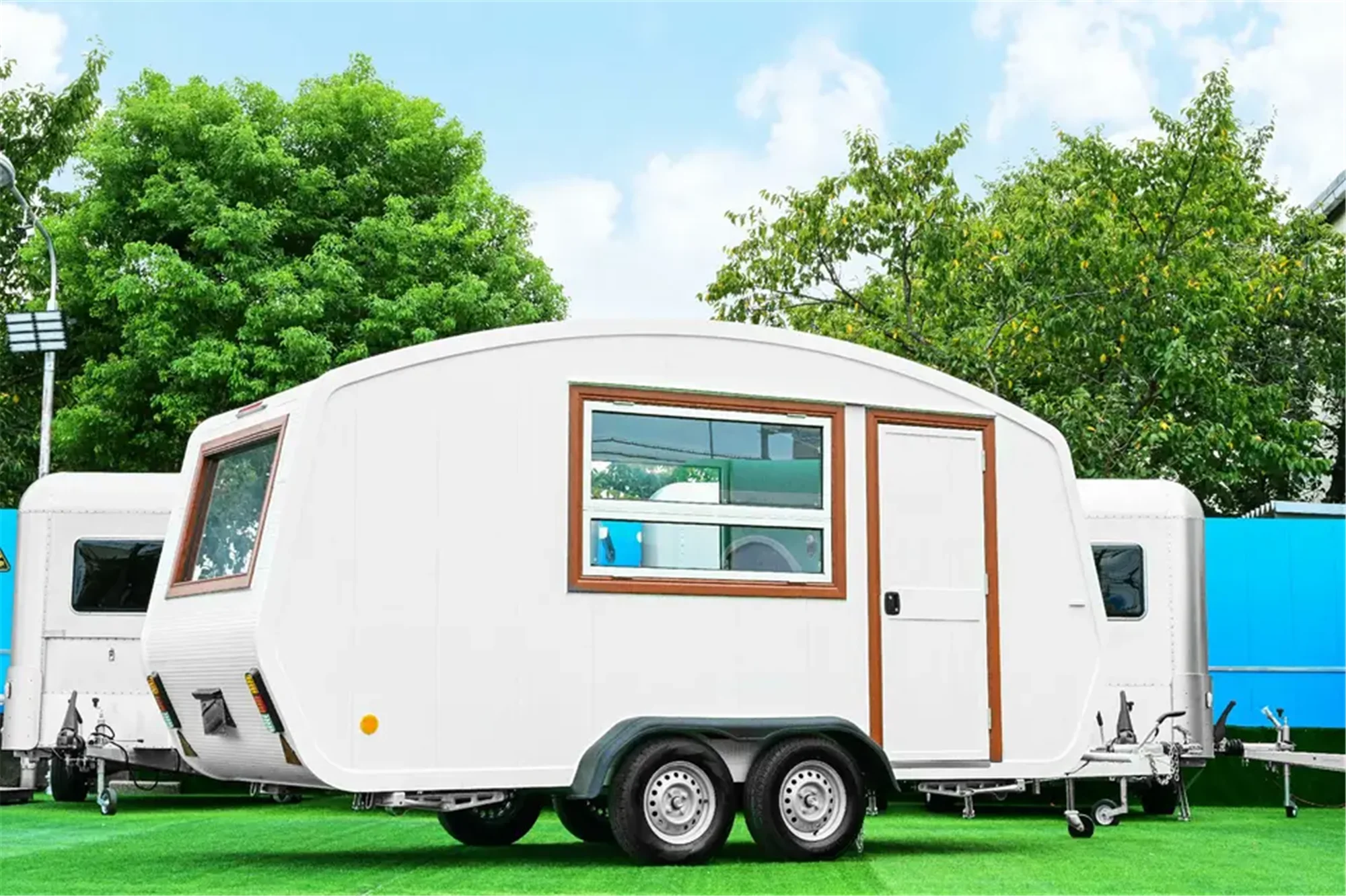 Usa Mobile Food Cart and Food Trailers Fully Equipped Hot Dog Coffee Ice Cream Fast Food Truck Van With Full Kitchen for Sale