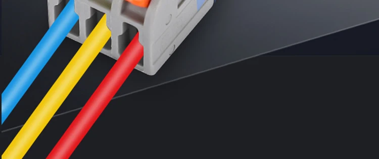 Männlich weiblich Docking Mini Quick Wire Connector Universelle kompakte elektrische Verkabelungsanschlüsse Push-in-Leiterklemmenblock – Detail 4