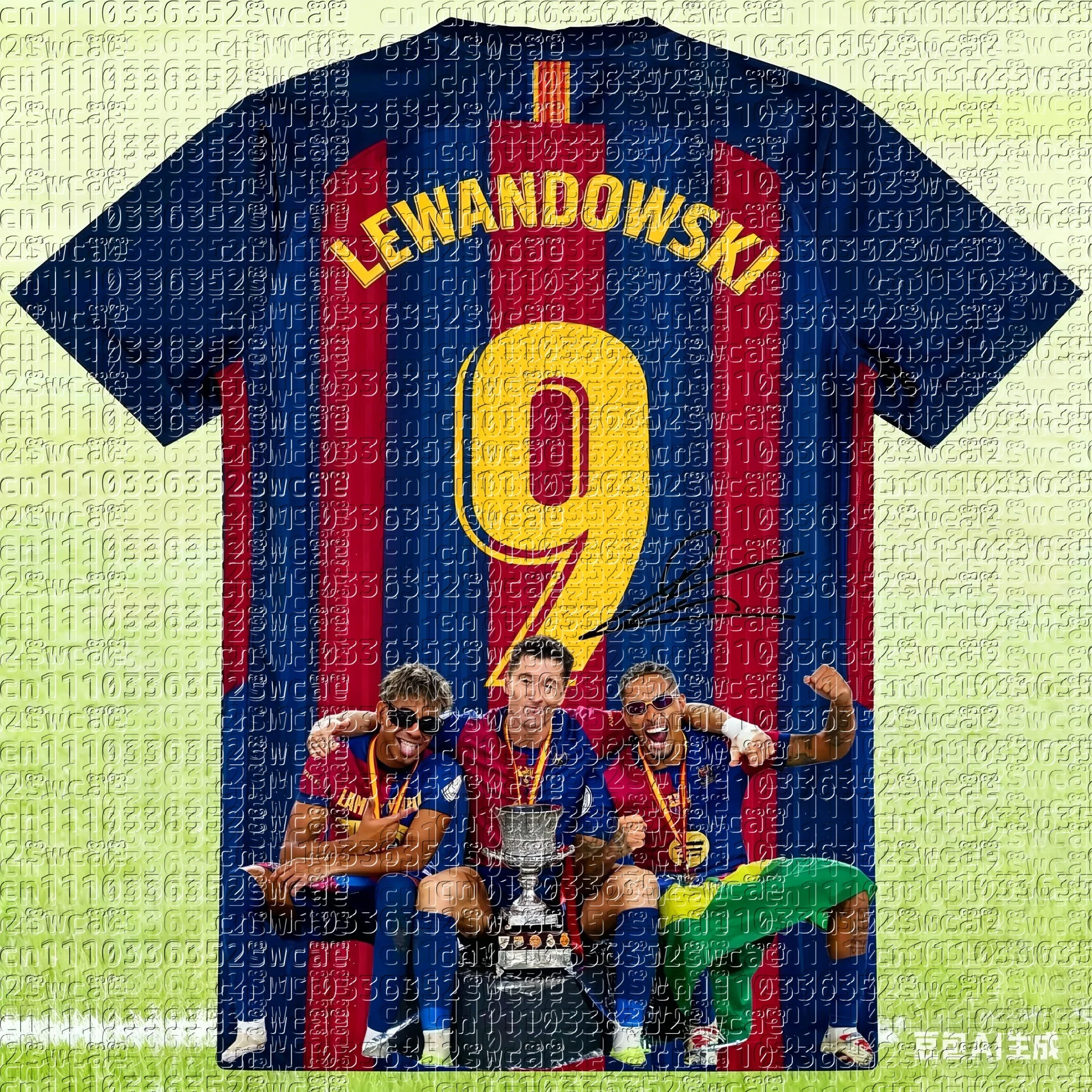 Fan Jersey for Adults - 2026 Model No. 9 Commemorative 3D Printed Football Short-sleeved T-shirt
