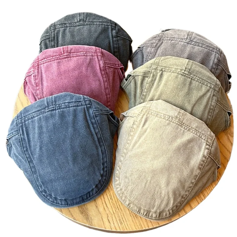 American Casual Retro Beret Children Washed Old Street Forward Hat British Painter Newsboy Cap