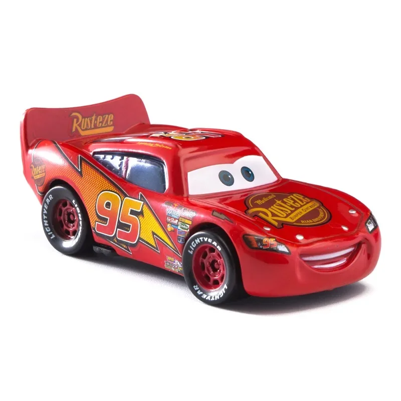 Hot Disney Pixar Cars 1/55 Verhouding Lightning McQueen Chick Hicks Lewis Hamilton Modellering Metalen Speelgoed Auto Sally Racing Model Kids Gift