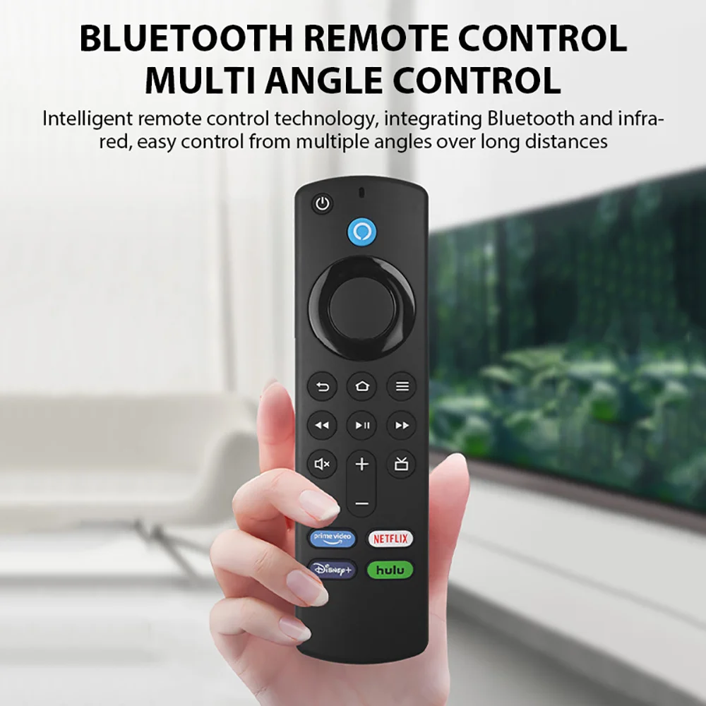 

For Fire Stick TV 3rd Gen Smart TV Stick Remote Works with Alexa 4K MAX Lite Fire Cube Replacement Voice Remote Control