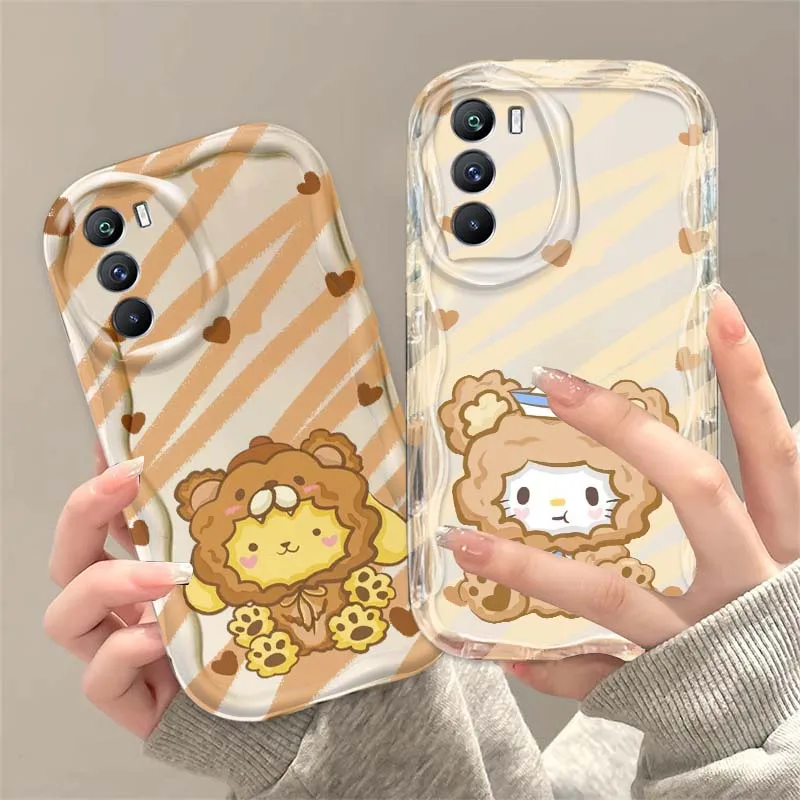 

Hello Kitty Pom Pom Purin For Xiaomi Mi 11 12 12T 14 15 Lite Ultra Poco F4 X3 X5 X6 X4 X7 M6 F6 Pro 5G Wave Oil Phone Case