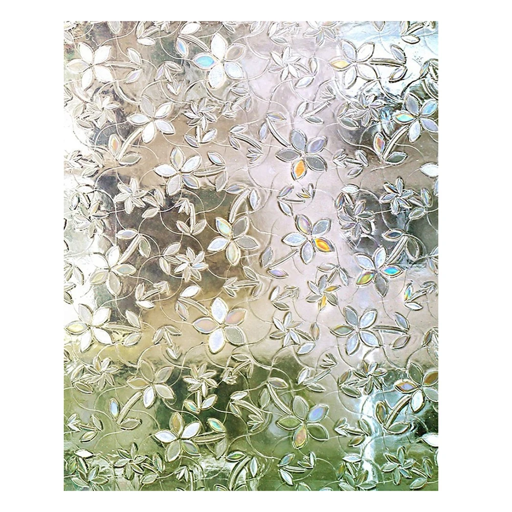 3D Decals Glass Film 1 Roll Accessories Bathrooms Decorative For Bedrooms Living Rooms Long-lasting Replacement