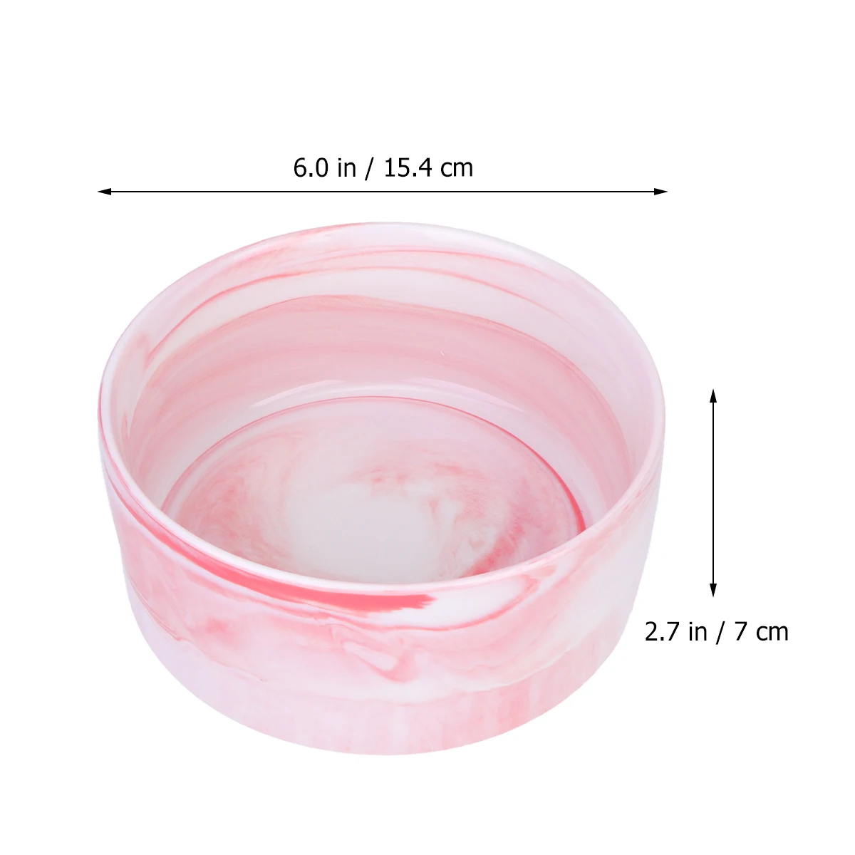 

Marble Pattern Ceramic Pet Bowl Anti-Slip Cat Dog Food Water Bowl Thickened Eco-Friendly Bright Color Pet Feeder For Cats Dogs