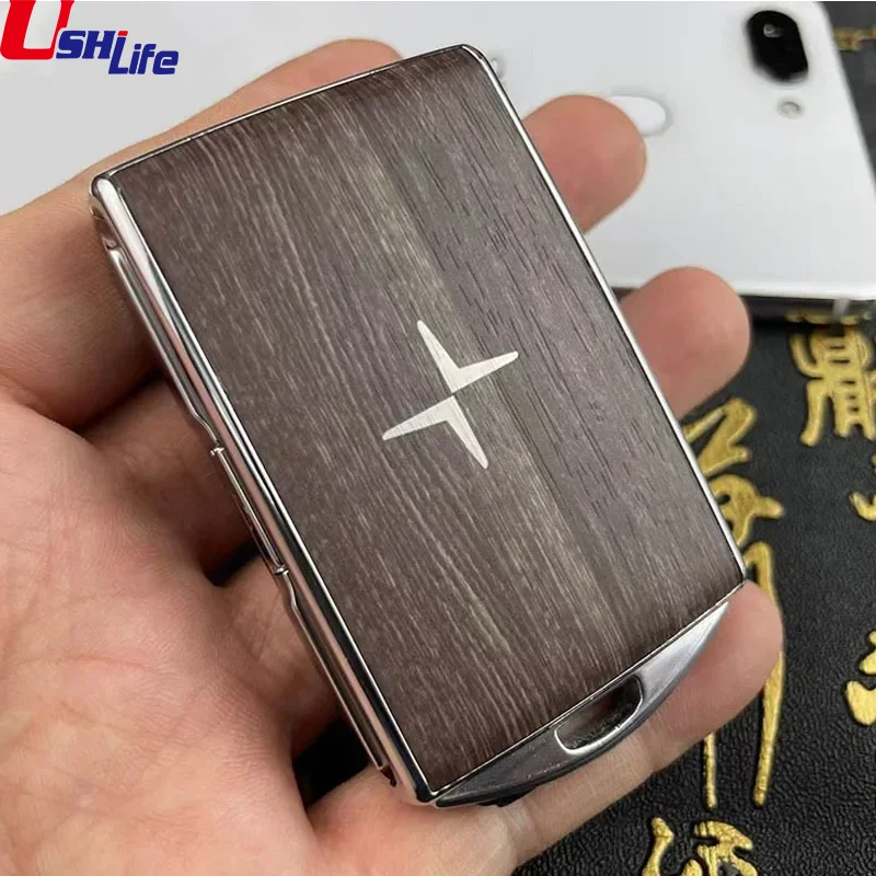 for Volvo S60 S90 XC40 XC60 XC90 V60 V90 Polestar 1 Polestar 2 Fashion Leather Alloy Car Key Case Fashion Key Modification Shell - Image 5