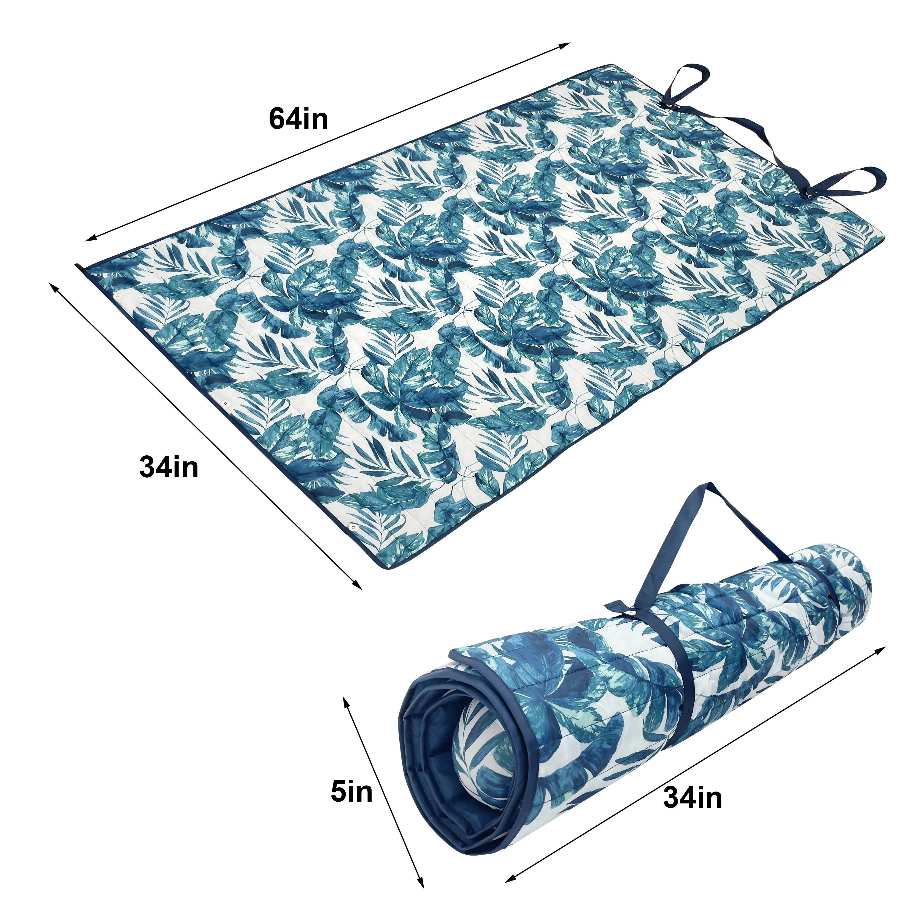 Custom Foldable Waterproof Picnic Blanket Best Outdoor Mat Set Portable Western Picnic Mat