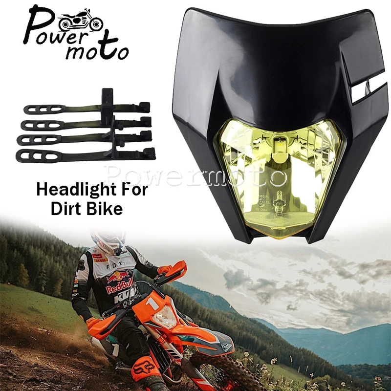 Motorcycle Headlight E8 lens High Low Beam Running Headlamp For KTM 690 SMC Enduro R 250XC-W 300 EXC XC-W 350 450 500 EXC-F