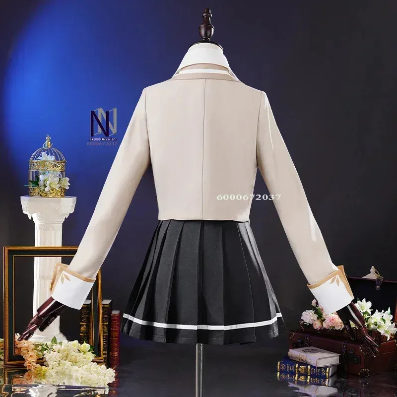 Anime Masha Maria Mikhailovna Kujou Cosplay Costume Wig Roshidere Dress School Uniform Headwear Stocking Halloween Set Women
