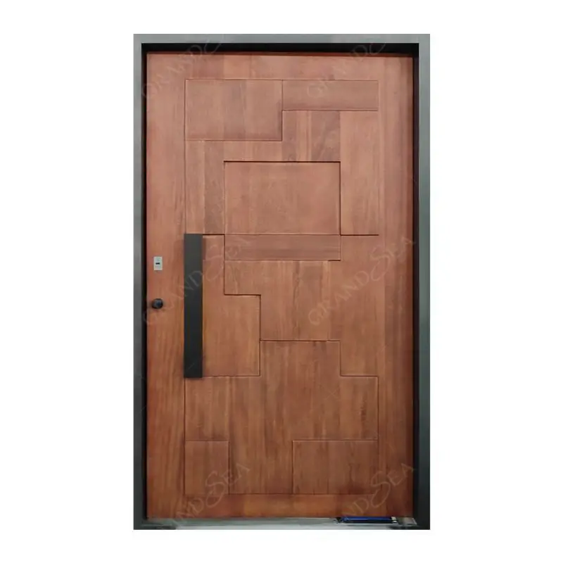 Custom. House Decor Modern Entrance By Wooden Classic Black Walnut Solid Wood Pivot By Factory