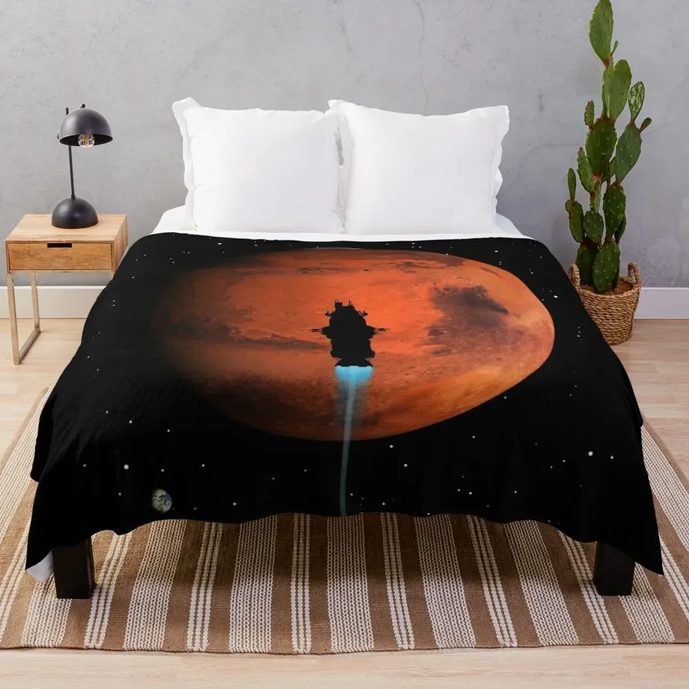 

Rocinante Silhouette Poster Throw Blanket blankets ands valentine gift ideas Decorative Beds Summer Beddings Furrys Blankets