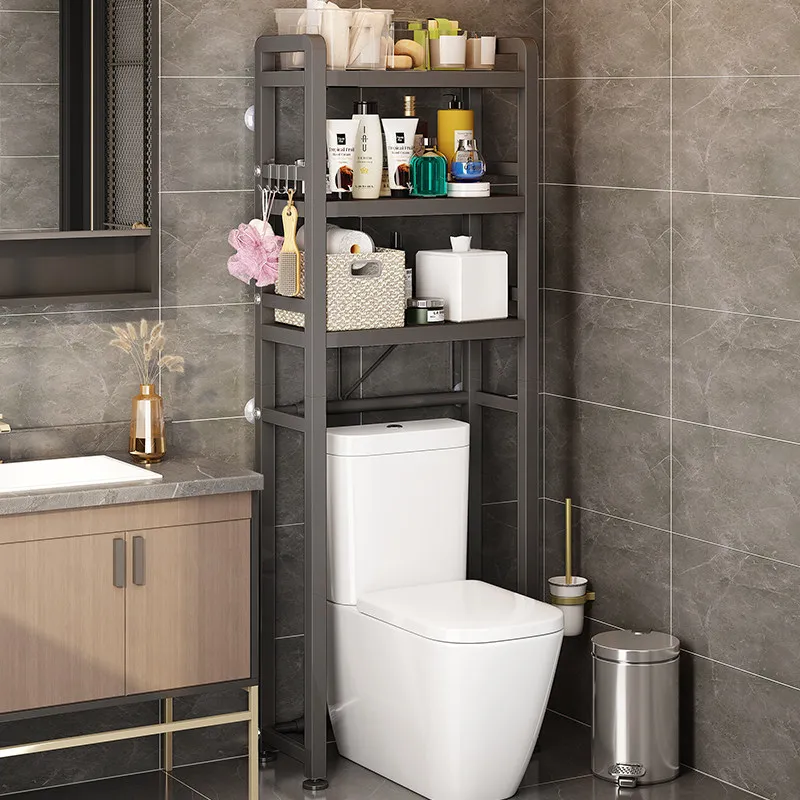 Shelf Floor-to-ceiling toilet Smart toilet Above storage rack Bathroom multi-functional shelf