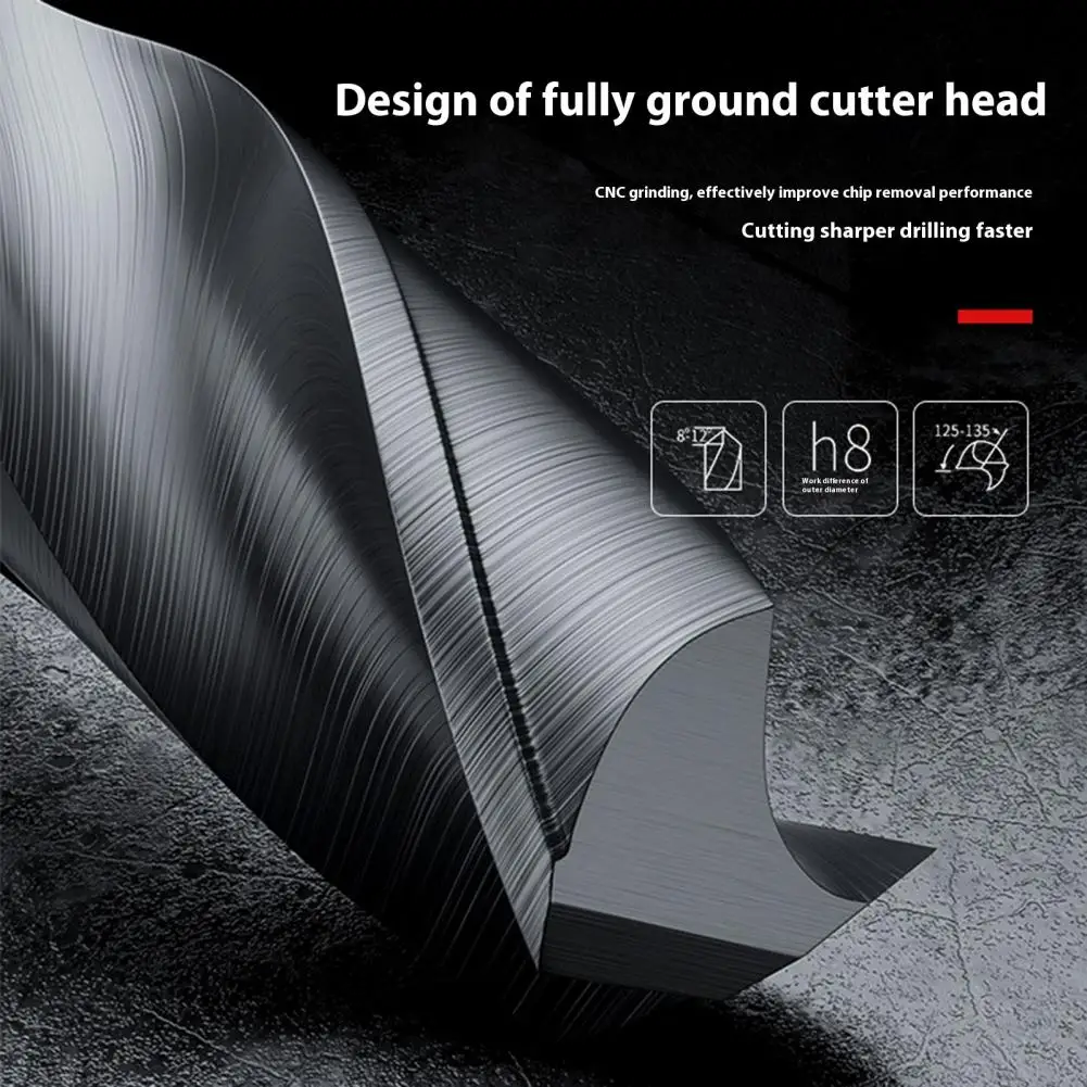 Screwdriver Drill Bit Set High Speed Steel Drill Bit for Diy Woodworking Projects Wear-resistant Rust-proof 118-degree Point