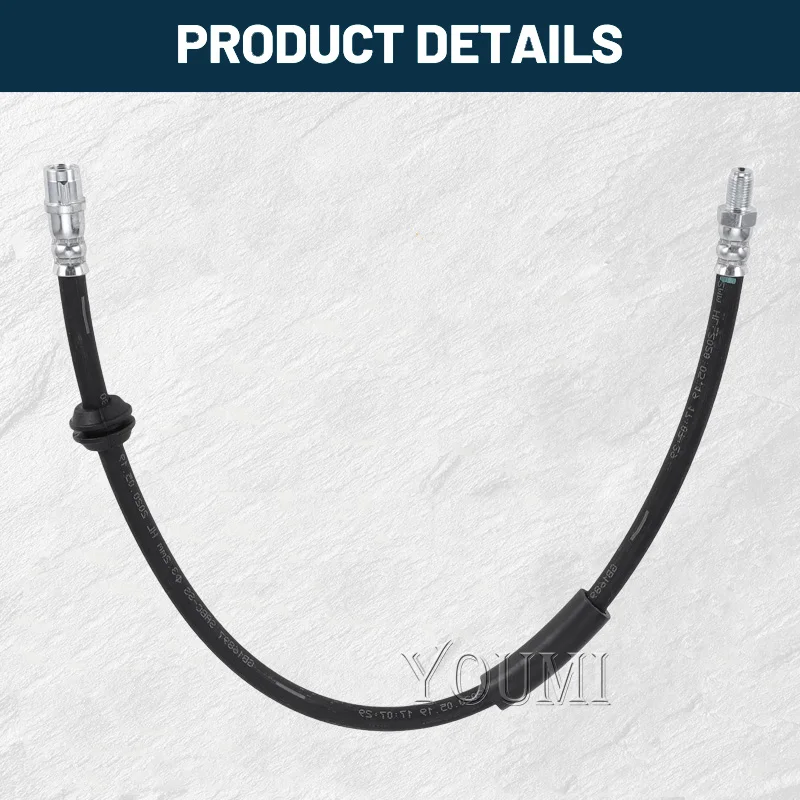 For Mercedes Benz GL/M-Class X164 W164 GL350 GL450 GL550 ML300 ML350 ML500 ML63 AMG 2Pcs Brake Hose Line-Front 1644200448 200348