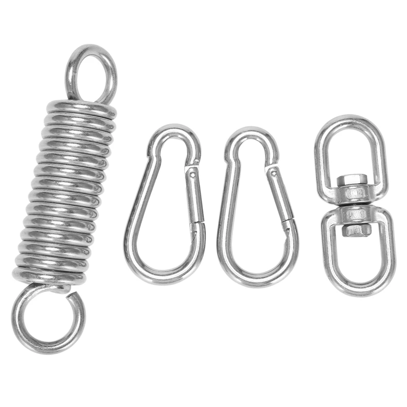 

Spring Hanging Kit Stainless Steel Suspension Ceiling Hooks Heavy Duty Swing Hangers For Yoga Swing Hammock