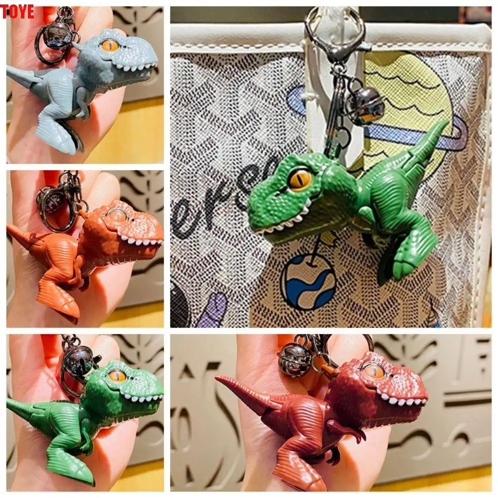 

Cartoon Dinosaur Tyrannosaurus Rex Doll Keychain Bite Hand Simulated Dinosaur Hand Biting Dinosaur Keyring Plastics