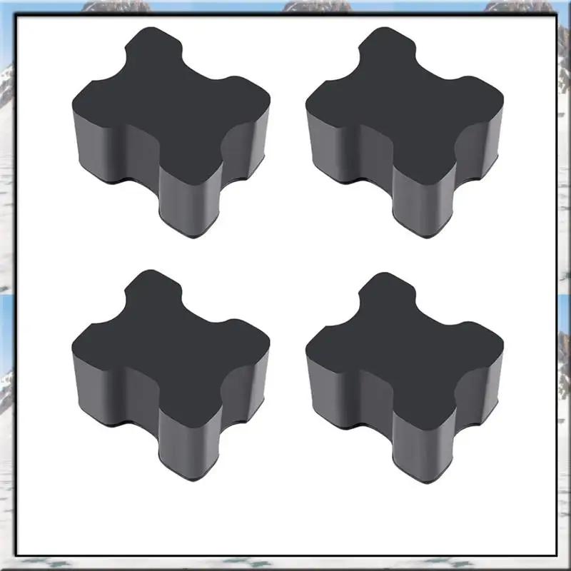 Kit de reforço de mola helicoidal frontal, 4 peças, espaçadores de mola helicoidal de borracha para serviço pesado para elevador de mola helicoidal de 1 a 1,5 polegadas