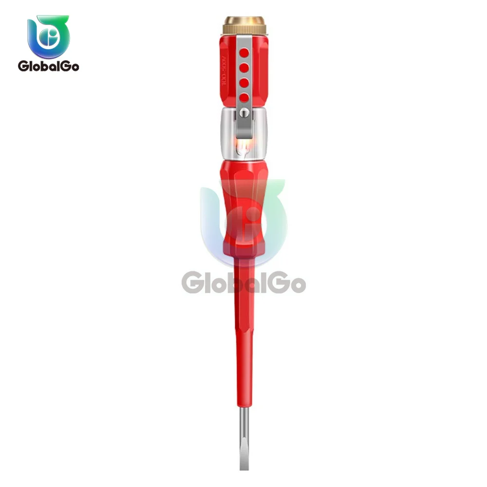 B07 Elektrische Tester Pen Voltage Indicator Test Potlood Tester Schroevendraaier 100-500V Neon Lamp Non-contact Isolatie test Pen