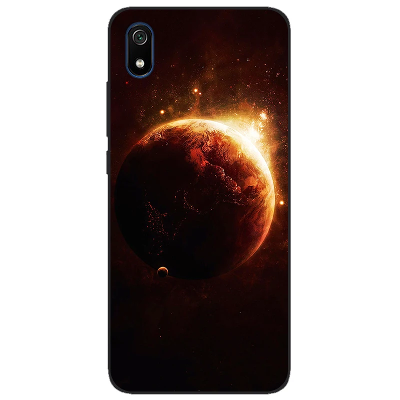 for xiaomi redmi 7a cases full protection soft tpu back cover on redmi 7 a bumper hongmi 7a phone shell soft touch bag coque cat